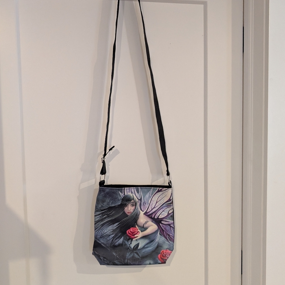 Nemesis Now Fairy Print Crossbody Bag